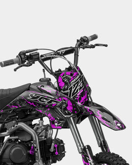 SENKA - Kit Déco Dirt Bike Semi-Personnalisable - Rose — vue 2