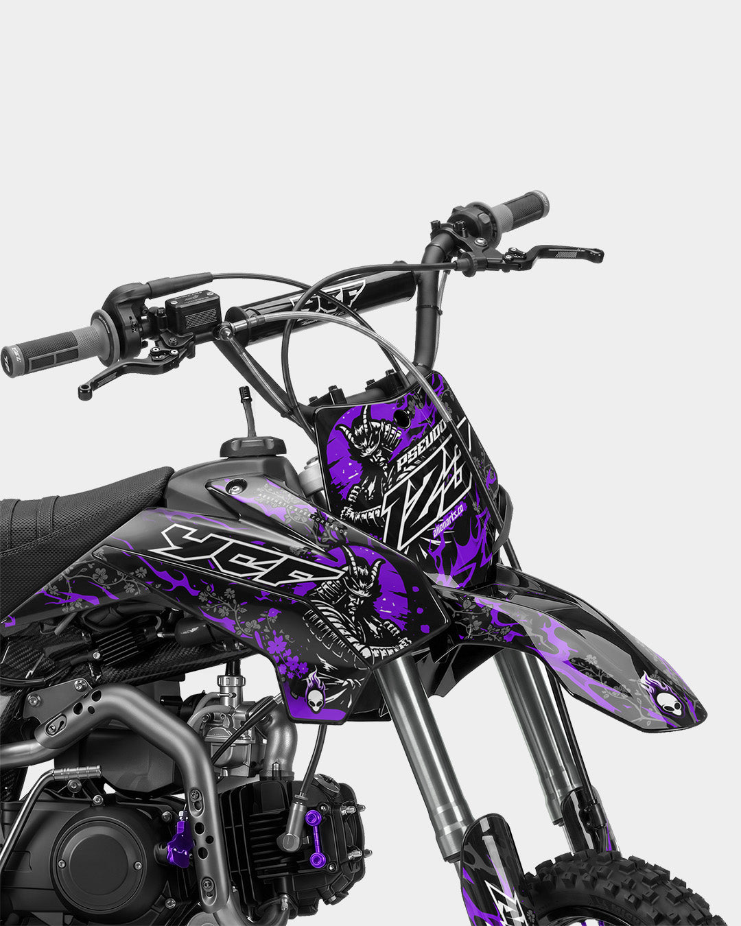 SENKA - kits adhesivos para motos kits adhesivos  semi personalizable  Violeta