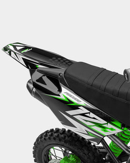 CRYNEX - Kit Déco Dirt Bike Semi-Personnalisable - Vert — vue 3