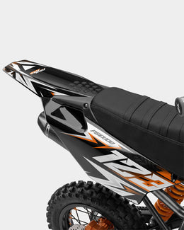 CRYNEX - Kit Déco Dirt Bike Semi-Personnalisable - Orange — vue 3
