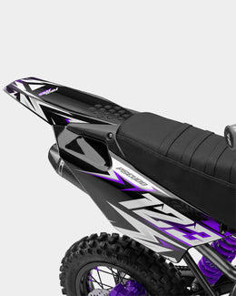 CRYNEX - Kit Déco Dirt Bike Semi-Personnalisable - Violet — vue 3
