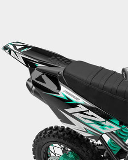 CRYNEX - Kit Déco Dirt Bike Semi-Personnalisable - Turquoise — vue 3