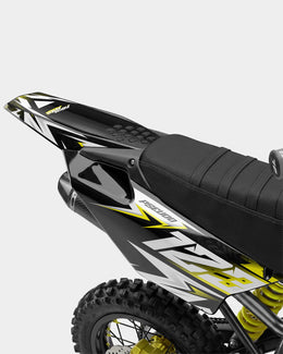 CRYNEX - Kit Déco Dirt Bike Semi-Personnalisable - Jaune — vue 3