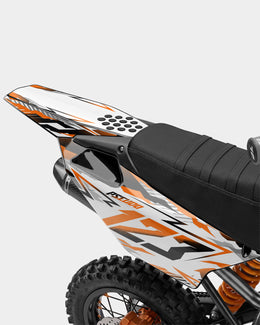 FERAL - Kit Déco Dirt Bike Semi-Personnalisable - Orange — vue 3