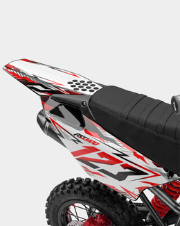 FERAL - Kit Déco Dirt Bike Semi-Personnalisable - Rouge — vue 3