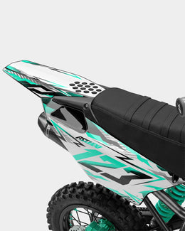 FERAL - Kit Déco Dirt Bike Semi-Personnalisable - Turquoise — vue 3