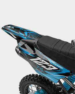 GRUDGE - Kit Déco Dirt Bike Semi-Personnalisable - Bleu — vue 3