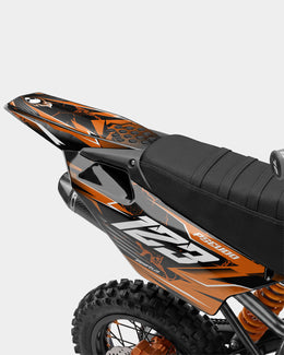 GRUDGE - Kit Déco Dirt Bike Semi-Personnalisable - Orange — vue 3