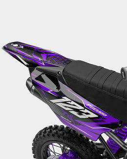 GRUDGE - Kit Déco Dirt Bike Semi-Personnalisable - Violet — vue 3