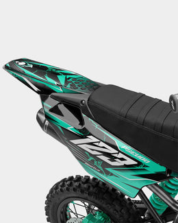 GRUDGE - Kit Déco Dirt Bike Semi-Personnalisable - Turquoise — vue 3