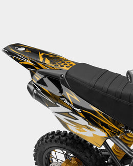 KULOT - Kit Déco Dirt Bike Semi-Personnalisable - Jaune foncé — vue 3