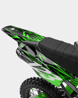 KULOT - Kit Déco Dirt Bike Semi-Personnalisable - Vert — vue 3