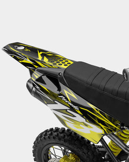 KULOT - Kit Déco Dirt Bike Semi-Personnalisable - Jaune — vue 3