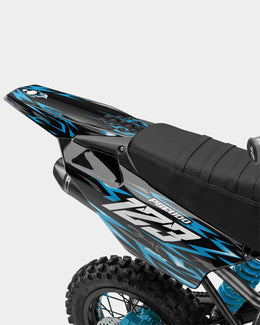 RAION - Kit Déco Dirt Bike Semi-Personnalisable - Bleu — vue 3