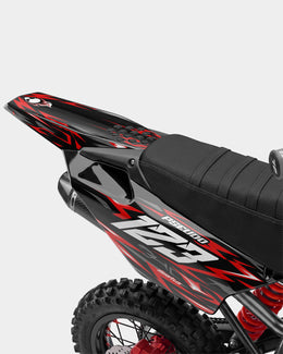 RAION - Kit Déco Dirt Bike Semi-Personnalisable - Rouge — vue 3