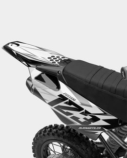 RAMPAGE - Kit Déco Dirt Bike Semi-Personnalisable - Gris — vue 3