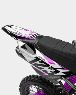 RAMPAGE - Kit Déco Dirt Bike Semi-Personnalisable - Rose — vue 3