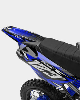 REAPER - Kit Déco Dirt Bike Semi-Personnalisable - Bleu foncé — vue 3