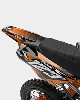 REAPER - Kit Déco Dirt Bike Semi-Personnalisable - Orange — vue 3