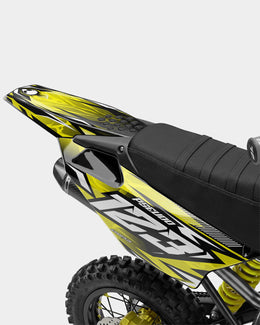 REAPER - Kit Déco Dirt Bike Semi-Personnalisable - Jaune — vue 3