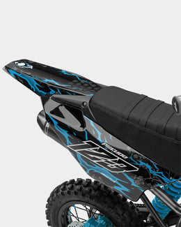 SENKA - Kit Déco Dirt Bike Semi-Personnalisable - Bleu — vue 3