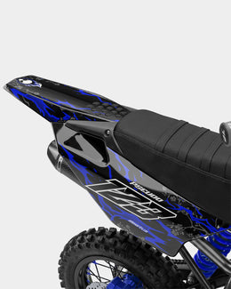 SENKA - Kit Déco Dirt Bike Semi-Personnalisable - Bleu foncé — vue 3