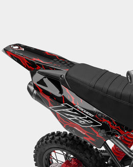 SENKA - Kit Déco Dirt Bike Semi-Personnalisable - Rouge — vue 3