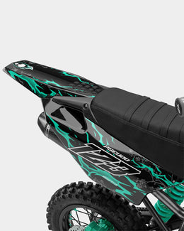 SENKA - Kit Déco Dirt Bike Semi-Personnalisable - Turquoise — vue 3