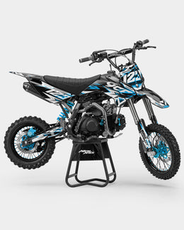CRYNEX - Kit Déco Dirt Bike Semi-Personnalisable - Bleu — vue 1
