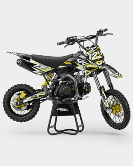 CRYNEX - Kit Déco Dirt Bike Semi-Personnalisable - Jaune — vue 1