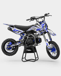 FERAL - Kit Déco Dirt Bike Semi-Personnalisable - Bleu foncé — vue 1
