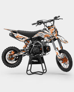 FERAL - Kit Déco Dirt Bike Semi-Personnalisable - Orange — vue 1