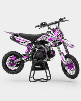 FERAL - Kit Déco Dirt Bike Semi-Personnalisable - Rose — vue 1