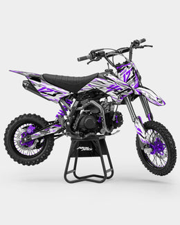 FERAL - Kit Déco Dirt Bike Semi-Personnalisable - Violet — vue 1