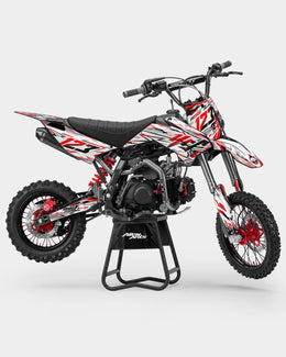 FERAL - Kit Déco Dirt Bike Semi-Personnalisable - Rouge — vue 1