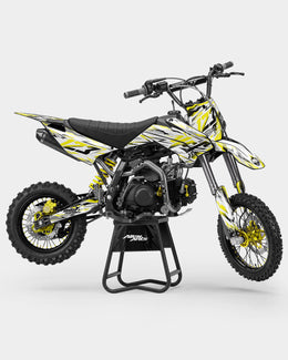 FERAL - Kit Déco Dirt Bike Semi-Personnalisable - Jaune — vue 1