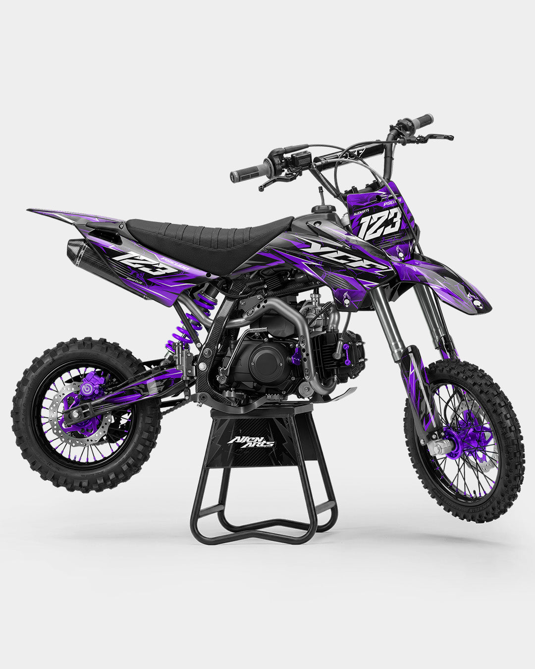 GRUDGE - Semi-Customizable Graphic Bike - Purple