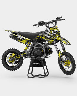 GRUDGE - Kit Déco Dirt Bike Semi-Personnalisable - Jaune — vue 1