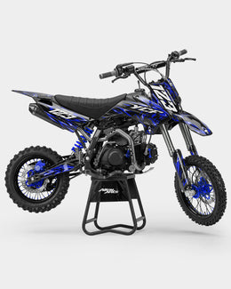 RAION - Kit Déco Dirt Bike Semi-Personnalisable - Bleu foncé — vue 1