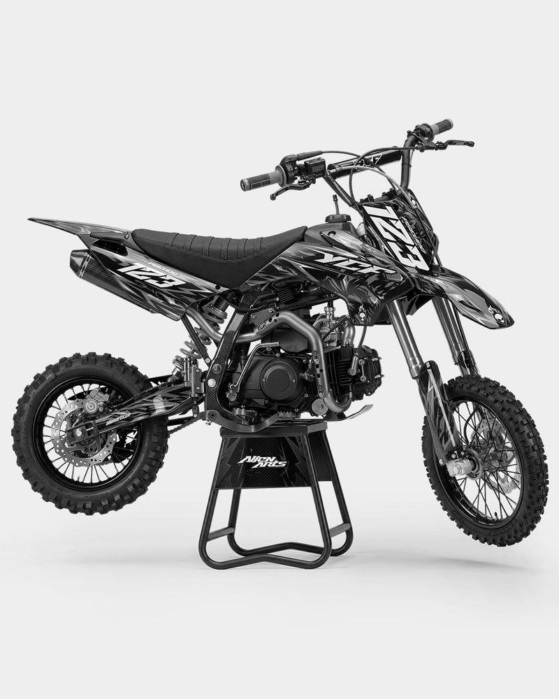 RAION - Kit Déco Dirt Bike Semi-Personnalisable - Gris