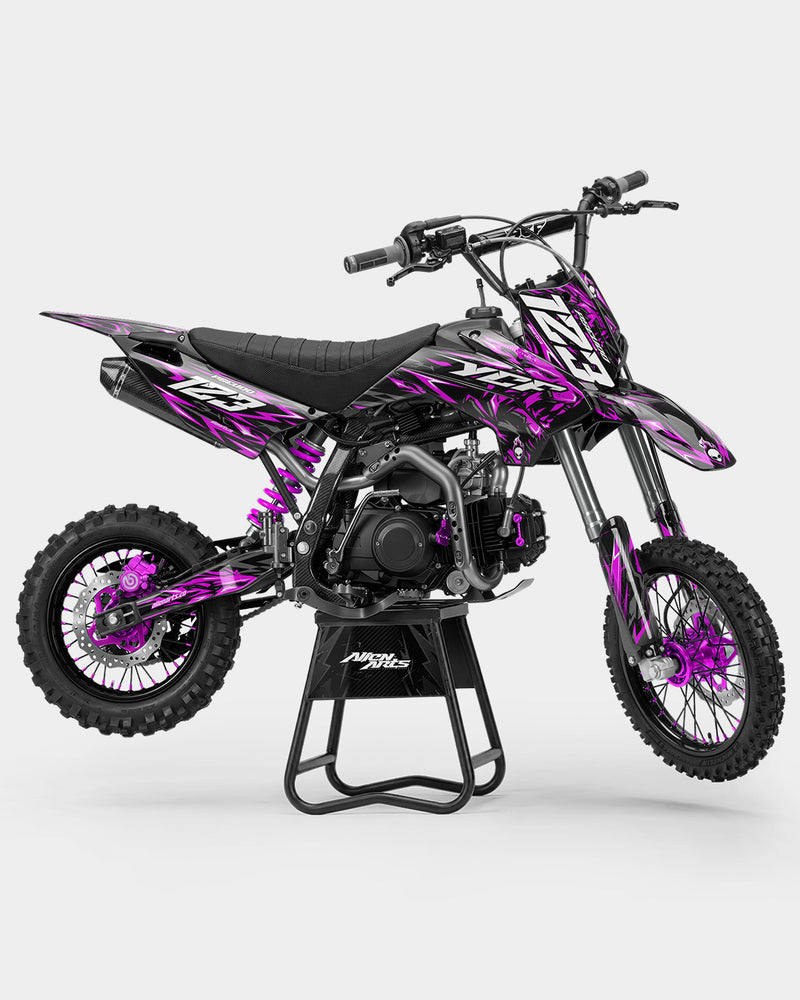 RAION - Kit Déco Dirt Bike Semi-Personnalisable - Rose
