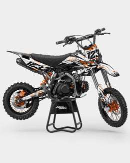 RAMPAGE - Kit Déco Dirt Bike Semi-Personnalisable - Orange — vue 1
