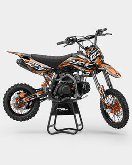REAPER - Kit Déco Dirt Bike Semi-Personnalisable - Orange — vue 1