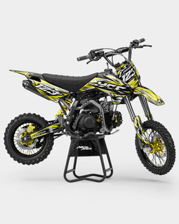 REAPER - Kit Déco Dirt Bike Semi-Personnalisable - Jaune — vue 1