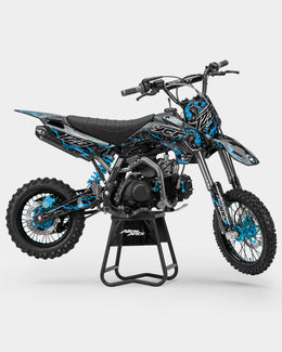 SENKA - Kit Déco Dirt Bike Semi-Personnalisable - Bleu — vue 1
