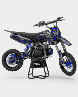 SENKA - Kit Déco Dirt Bike Semi-Personnalisable - Bleu foncé — vue 1