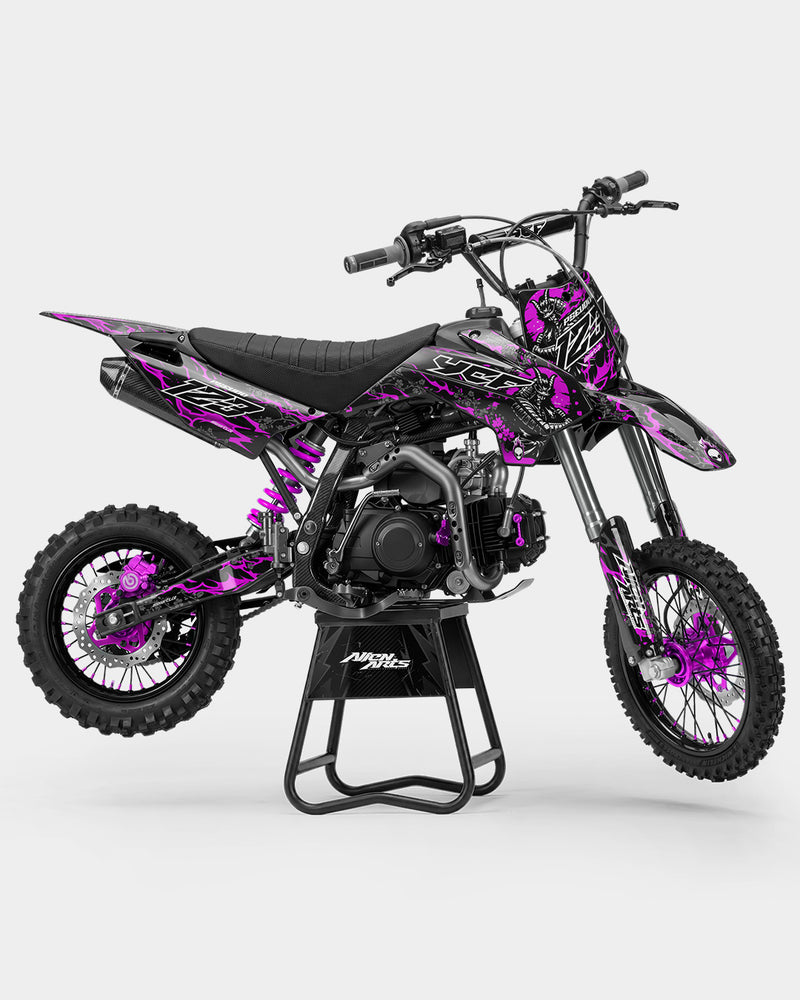 SENKA - Kit Déco Dirt Bike Semi-Personnalisable - Rose