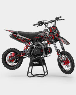 SENKA - Kit Déco Dirt Bike Semi-Personnalisable - Rouge — vue 1