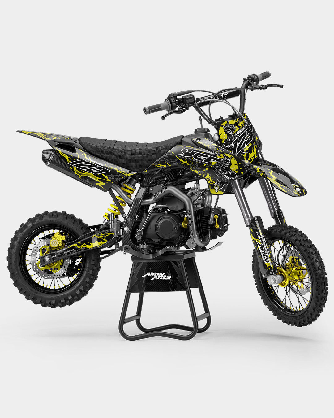 SENKA - kits adhesivos para motos kits adhesivos  semi personalizable  Amarillo