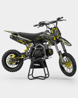SENKA - Kit Déco Dirt Bike Semi-Personnalisable - Jaune — vue 1